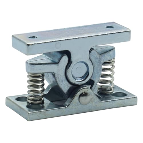 Frühlingsriegel, Frühlingsgeladen Latch Heavy Dotor Stopper Zinklegierung Doppel -Roller -Fang für Heimschrankmöbel, sichere Verriegelung, Türfang von Peosaard
