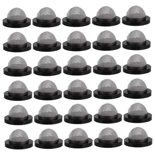 Gartenschlauch -Bildschirmfilter, Schlauchunterlegscheibe mit Bildschirm, 30 Prozent Edelstahl und Gummi -Gartenfilter für 3/4 Zoll Stecker und Waschmaschine, Unterlegscheiben von Peosaard