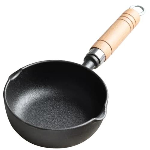 Gusseisen -Schmelztiegel, Butterschmelzköpfe, nicht stehende Gusseisen -Sauce -Topf mit Holzgriff, hängende Butterwärmer für Ölmilchbonbonschokolade - Stil 2 Gusseisen -Schmelztiegel, Butterschmelzköpfe, nicht stehende Gusseisen -Sauce -Topf mit Holzgriff, hängende Butterwärmer für Ölmilchbonbonschokolade - Stil 2 von Peosaard