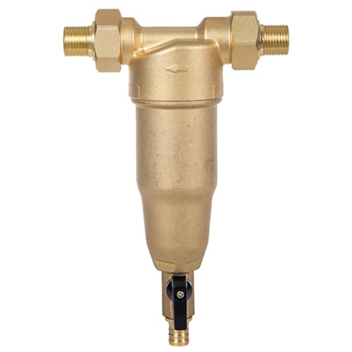 Heißwasserfilter, Gartenschlauchkupfer, 40 -Micron -Edelstahl -Maschen -Sedimentfilter für das ganze Haus von Peosaard