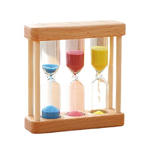Holzsandtimer 3 in 1 Sanduhr -Timer Mini -Sandglas -Uhr für Zahnbürsten Kochstil1, Kinder Sandtimer Set Holzsandtimer 3 in 1 Sanduhr -Timer Mini -Sandglas -Uhr für Zahnbürsten Kochstil1, Kinder Sandtimer Set von Peosaard