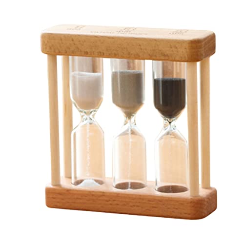 Peosaard Holzsandtimer 3 in 1 Sanduhr -Timer Mini -Sandglas -Uhr für Zahnbürsten Kochstil2 Zahnbürstensand Timer Peosaard Holzsandtimer 3 in 1 Sanduhr -Timer Mini -Sandglas -Uhr für Zahnbürsten Kochstil2 Zahnbürstensand Timer von Peosaard