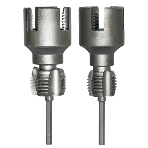 Interne und externe PVC -Pipe -Threader, 2PCS Interne und externe Rohrgewindewerkzeug, 3/4 '' 1 '' PVC -Gewinde, Stahlgewindewerkzeug für Elektrobohrer, für Bohrer Interne und externe PVC -Pipe -Threader, 2PCS Interne und externe Rohrgewindewerkzeug, 3/4 '' 1 '' PVC -Gewinde, Stahlgewindewerkzeug für Elektrobohrer, für Bohrer von Peosaard
