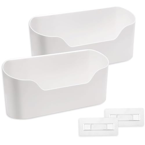 Kleberschrank -Türorganisator, 2pcs Plastik Wandmontage Organisatoren Mülleimer, wandmontierte dekorative Halter Dusche Caddy für Küchenbadezimmer Wohnzimmer/9.2x4.3x2.7 Kleberschrank -Türorganisator, 2pcs Plastik Wandmontage Organisatoren Mülleimer, wandmontierte dekorative Halter Dusche Caddy für Küchenbadezimmer Wohnzimmer/9.2x4.3x2.7 von Peosaard
