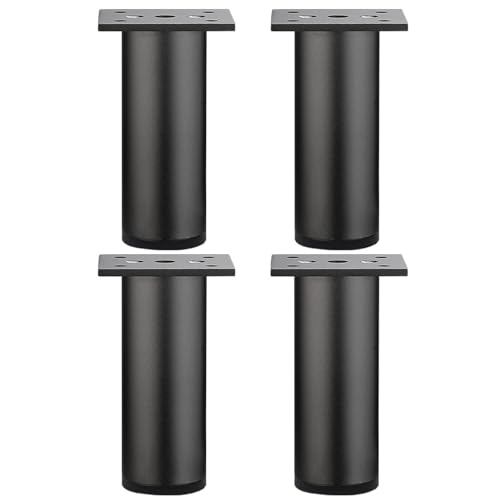 Peosaard 4PCS -Möbelbeine, verstellbare Aluminiumlegierungsschrankbeine, runde Möbelfüße für Tischsofa -Stuhlschreibtisch, 4inch Peosaard 4PCS -Möbelbeine, verstellbare Aluminiumlegierungsschrankbeine, runde Möbelfüße für Tischsofa -Stuhlschreibtisch, 4inch von Peosaard