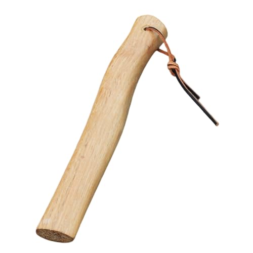 AX -Griffersatz 12, 6 Zoll Axtgriff Ersatz mit Schleifen kurzer Stoßfest -Beil -Zubehör mit reibungslosen Struktur für Brennholzschnitte, Hatchet, Hatchet von Peosaard