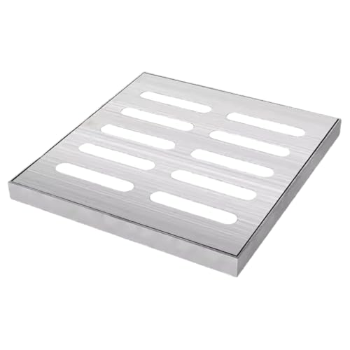 Peosaard Abflussrost, Entwässerungsrostung 8x8 Zoll schweres Edelstahlabfluss mit sogar hohlen Mehrzweckabdeckung für Küche, Badezimmer, Außen- und Metall Peosaard Abflussrost, Entwässerungsrostung 8x8 Zoll schweres Edelstahlabfluss mit sogar hohlen Mehrzweckabdeckung für Küche, Badezimmer, Außen- und Metall von Peosaard