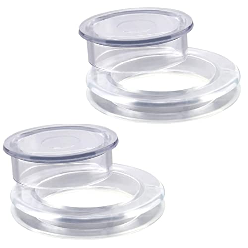 Peosaard Dachhoch -Loch -Stecker Set Patio Tisch Regenschirm Silikonringkappe Abdeckung für Gartenladen durchscheinende 2pcs Regenscheibe Lochkappe von Peosaard