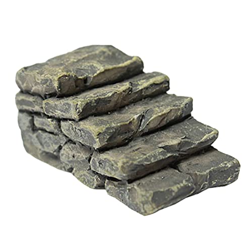 Peosaard Handwerk gerade Treppen, Miniaturharzbrücken -Treppe Garten Fairy Ornament Blumenköpfe Pflanze Hausdekoration Bonsai Bastelstrafe gerade Treppe Peosaard Handwerk gerade Treppen, Miniaturharzbrücken -Treppe Garten Fairy Ornament Blumenköpfe Pflanze Hausdekoration Bonsai Bastelstrafe gerade Treppe von Peosaard
