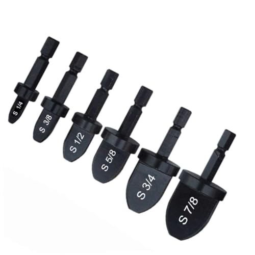 Peosaard Kupferrohr -Swaging -Werkzeugbohrer -Bit -Set Expander -Set Flacking Tool Flacking Spin -Set Black 6 PCs Flacking Spin -Set Peosaard Kupferrohr -Swaging -Werkzeugbohrer -Bit -Set Expander -Set Flacking Tool Flacking Spin -Set Black 6 PCs Flacking Spin -Set von Peosaard