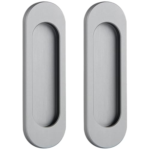Peosaard Taschentür ziehen, Schiebetürgriff, 2pcs Aluminiumlegierung eingebrauchter starker Klebstoffschrank Griff von Peosaard