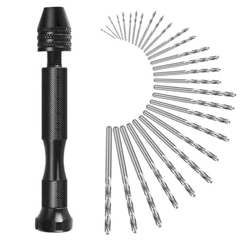 Pin -Schrank -Handbohrer, 31pcs Pin -Handbohrer -Set mit 30 Mini -Bits Mehrzweck -Robust Pin -Schrank -Handbohrer, 31pcs Pin -Handbohrer -Set mit 30 Mini -Bits Mehrzweck -Robust von Peosaard