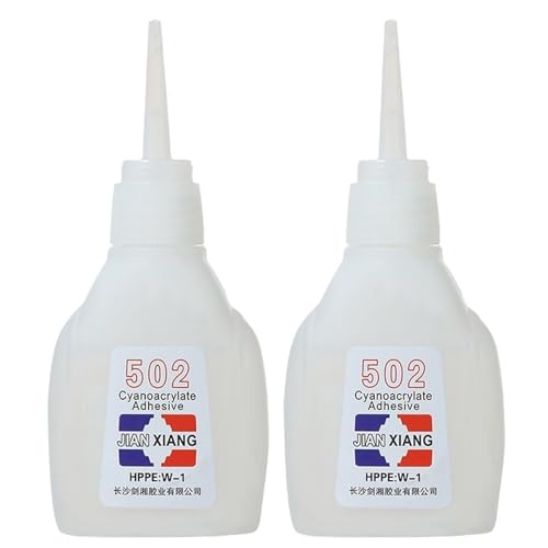 Plastikkleber, 2pcs 502 Kleber, 30g Instant adhäsiv wasserdichtes Schnelltrocknen 502 Super für Metall, Glas, Kunststoff, Lederreparatur, Super für Metall Plastikkleber, 2pcs 502 Kleber, 30g Instant adhäsiv wasserdichtes Schnelltrocknen 502 Super für Metall, Glas, Kunststoff, Lederreparatur, Super für Metall von Peosaard