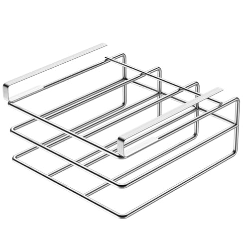 Peosaard Schneidebrett Organisator unter Kabinett Metall Schneidebretthalter Sparersparnis unter Regal Hacking Board Halter 10.4x11.8x2.4 '' Sil Peosaard Schneidebrett Organisator unter Kabinett Metall Schneidebretthalter Sparersparnis unter Regal Hacking Board Halter 10.4x11.8x2.4 '' Sil von Peosaard