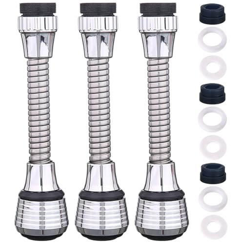 Sinkschlauchbefestigung, 3pcs Wasserhahn -Sprühempfehlung Anti Splash -Küche Spüle Sprühgerät 2 Modi Flexibler Tapfenverlängerung Belüfter 360 ° Rotatierbar mit Schlauch für Küche kaltes he Sinkschlauchbefestigung, 3pcs Wasserhahn -Sprühempfehlung Anti Splash -Küche Spüle Sprühgerät 2 Modi Flexibler Tapfenverlängerung Belüfter 360 ° Rotatierbar mit Schlauch für Küche kaltes he von Peosaard