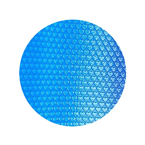 Solarpool-Abdeckung, einköpfig über gemahlenem Schwimmbad Sonnendeckel mit Blase, 10 runde thermische herzförmige Schaumstofffilmabdeckungen für Pools von Peosaard
