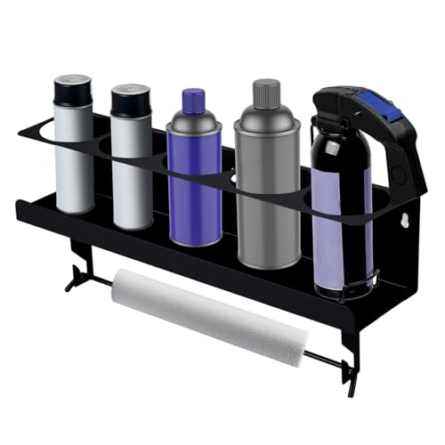 Sprühfarbe kann in der Wand montiert, 5-Loch-Organizer-Rack für Garage, Werkstatt, Werkzeugkasten, Home Storage-Lösung von Peosaard