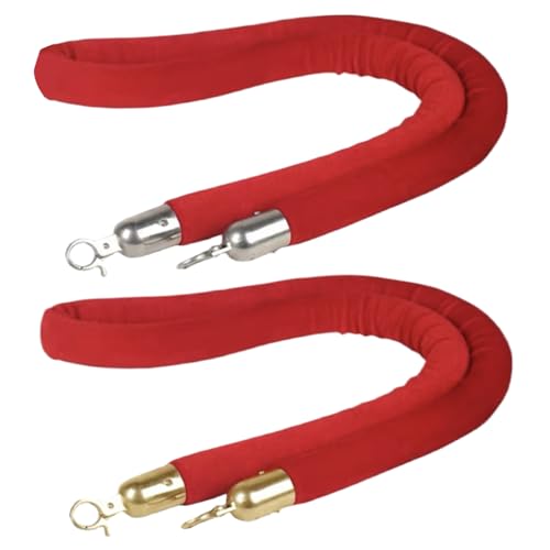 Stanchionen und Samtseile, Samtseil 4, 9 Fuß Hanges rotes Seil mit Hooks Crowd Control Barrieren für Geburtstagsfeier Dekorationen Autoausstellungen Großer Eröffnungszeremonie, Stanchion Stanchionen und Samtseile, Samtseil 4, 9 Fuß Hanges rotes Seil mit Hooks Crowd Control Barrieren für Geburtstagsfeier Dekorationen Autoausstellungen Großer Eröffnungszeremonie, Stanchion von Peosaard