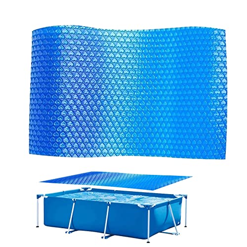 Swimmingpool Solarabdeckung faltbar staubdichtes Anti -UV -Pool -Wärme -Konservierungsfilm 260x160 cm, UV -Schutzpoolabdeckung von Peosaard