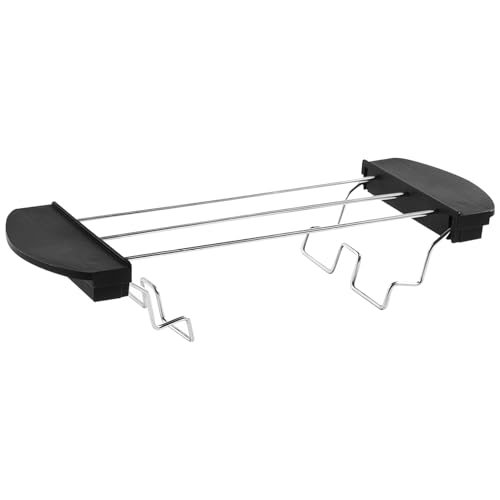 Toaster mit Erwärmungsregal, Toaster Warming Rack Edelstahl Toast Rack Faltbarer Toasthalter Rack mit Griff Anti-Scald Toast Racks für 2 Scheiben Toaster, Edelstahl Toast Rack von Peosaard
