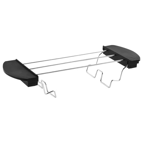 Toaster mit Erwärmungsregal, Toaster Warming Rack Edelstahl Toast Rack Faltbarer Toasthalter Rack mit Griff Anti-Scald Toast Racks für 2 Slice Toaster, Toasthalter Rack von Peosaard