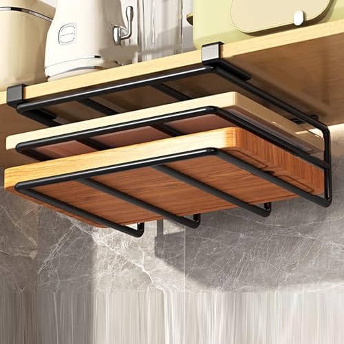 Unter Kabinett Schneidebretthalter Halterung der Metallschneidebafel Organisator Sparersparnis unter Regal Hacking Board Halter Hochleistungs -Schneidebrett Rack Topf Deckelhalter 10.4x11.8x2.4 Schwa Unter Kabinett Schneidebretthalter Halterung der Metallschneidebafel Organisator Sparersparnis unter Regal Hacking Board Halter Hochleistungs -Schneidebrett Rack Topf Deckelhalter 10.4x11.8x2.4 Schwa von Peosaard