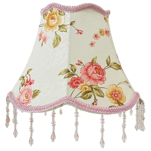 Vintage Blumenlampenschatten, dekorative Stofflampenschirm für Tischlampe, Wandlicht, Boden, Inneneinrichtung zu Hause Vintage Blumenlampenschatten, dekorative Stofflampenschirm für Tischlampe, Wandlicht, Boden, Inneneinrichtung zu Hause von Peosaard