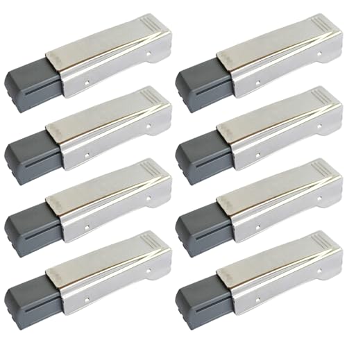 Weiche Nahscharnchen für Schranktüren, 8pcs langsame Schließscharniere glatte Weichscharnier -Clip -Top -Nachrüstanschläge für Tür und Möbel, Türdämpfer von Peosaard