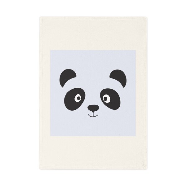 PepMelon Panda Bio-Baumwoll-Geschirrtuch, 50 x 70 cm von PepMelon