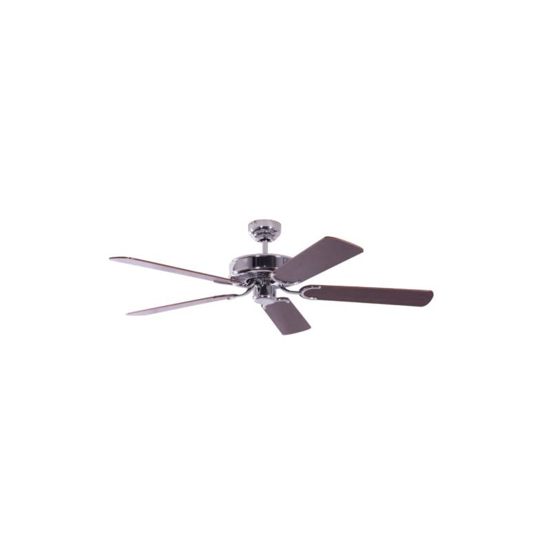 Pepeo Deckenventilator Potkuri Stahl - Mahagoni 132 cm mit Zugkette von Pepeo