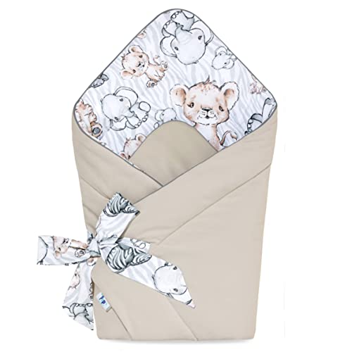 Pepi Baby Pucksack Baby Pucktuch - Sleepea Pucksack Baby Sommer - Baby Pucksack Winter Pucksack für Neugeborene - Pucktuch Baby Swaddle Safari Cappucino Mit Velvet Pepi Baby Pucksack Baby Pucktuch - Sleepea Pucksack Baby Sommer - Baby Pucksack Winter Pucksack für Neugeborene - Pucktuch Baby Swaddle Safari Cappucino Mit Velvet von Pepi MADE IN POLAND