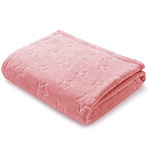 Pepi Flauschige Decke 140x200 - Babydecke Flauschig 100% Poliester - Wickeln Sie Ihr Baby EIN - Eine Decke für Jede Jahreszeit - Babydecke Fleece - Sanft und sicher für die Haut mit Sterne von Pepi MADE IN POLAND