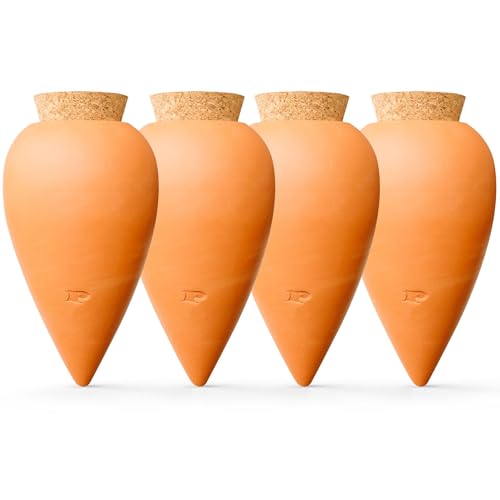 Pepin | 4 x Ollas Terrakotta zum Anpflanzen | Automatische und umweltfreundliche Bewässerung Für Zimmerpflanzen | Natürliches Bewässerungssystem | OYA Terracotta – 25 cl Pepin | 4 x Ollas Terrakotta zum Anpflanzen | Automatische und umweltfreundliche Bewässerung Für Zimmerpflanzen | Natürliches Bewässerungssystem | OYA Terracotta – 25 cl von Pepin