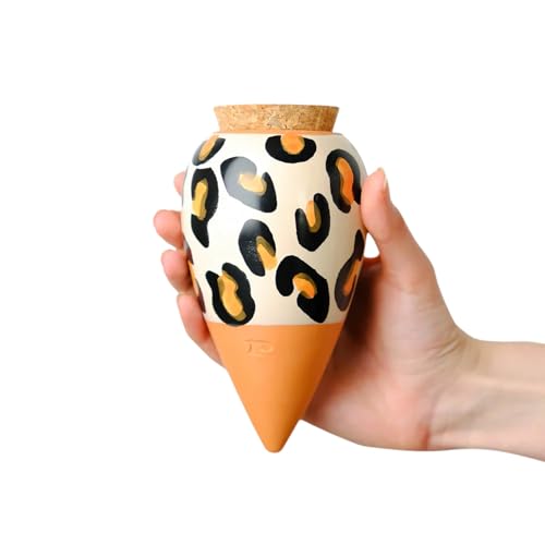 Pepin Olla Terrakotta zum Pflanzen | automatische und umweltfreundliche Bewässerung für Pflanzen im Innen- und Außenbereich | natürliche Bewässerung | Autonomie von ca. 1 Woche | Oya Leopardenmuster Pepin Olla Terrakotta zum Pflanzen | automatische und umweltfreundliche Bewässerung für Pflanzen im Innen- und Außenbereich | natürliche Bewässerung | Autonomie von ca. 1 Woche | Oya Leopardenmuster von Pepin