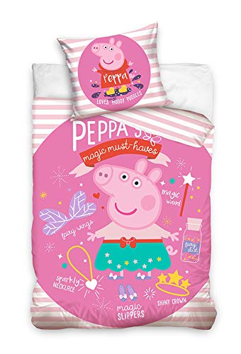 Peppa Pig Bettwäsche 135x200cm PP203030 von Peppa Pig