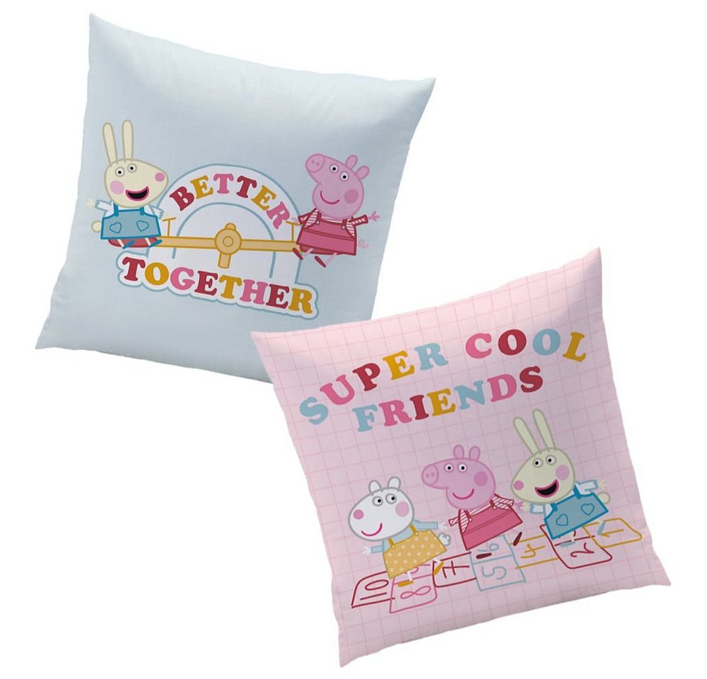 Peppa Pig Dekokissen Peppa Pig Cool Kinder Deko-Kissen 40 x 40 cm Peppa Wutz von Peppa Pig