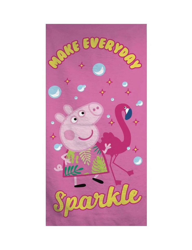 Peppa Pig Kapuzenhandtuch Handtuch Peppa Wutz Bubbles, 100% Baumwolle (1-St) von Peppa Pig