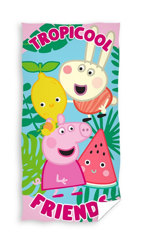 Peppa Pig Strandtuch Peppa Pig Badetuch Handtuch Strandtuch 70 x 140 cm von Peppa Pig