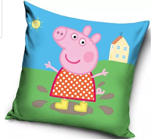 Peppa Pig Wutz Kissenbezug 40 x 40 cm 100% Polyester von Peppa Pig