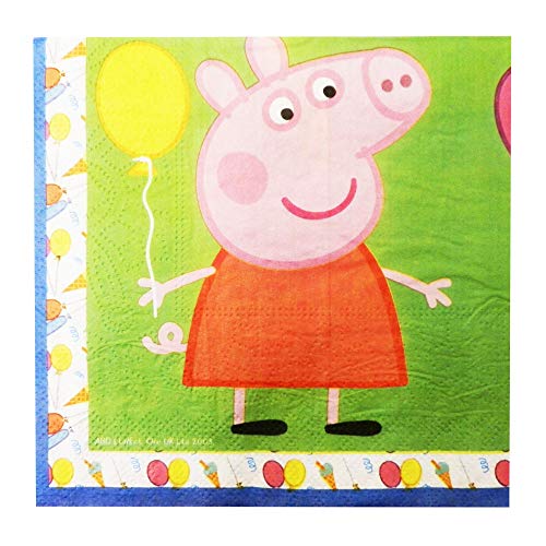 Unbekannt Peppa Wutz 8 Servietten von Peppa Pig