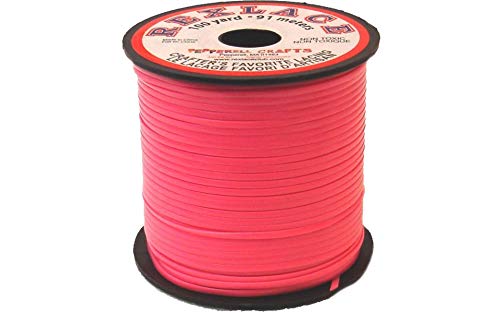 Rexlace Plastic Lacing .0938"X100yd-Neon Pink von Pepperell Crafts