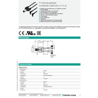 Pepperl+Fuchs 275518 Sensor-/Aktor-Verteiler und Adapter 1.5m Polzahl: 3, 3 1St. von Pepperl+Fuchs