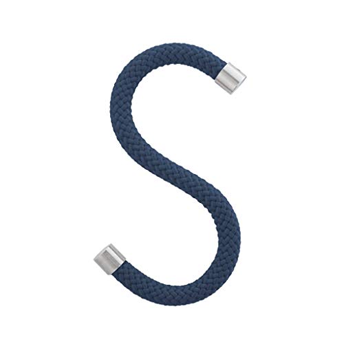 Peppermint Products Loop Hook | Textil-S-KLEIDERHAKEN aus Seil | 5er Set (Blau) von Peppermint Products