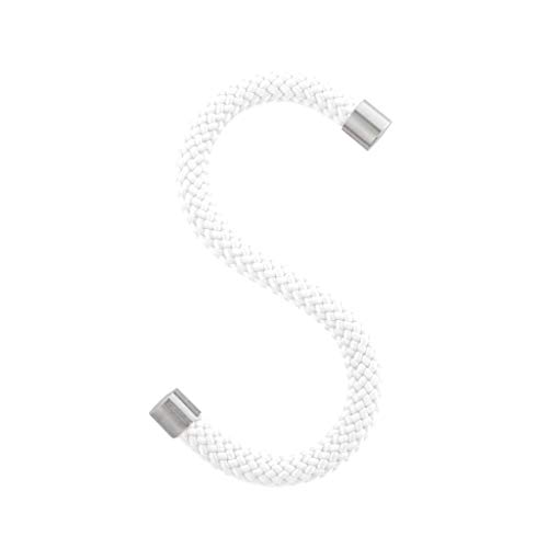 Peppermint Products Loop Hook | Textil-S-KLEIDERHAKEN aus Seil | 5er Set (Weiß) von Peppermint Products