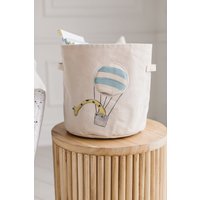 Kinderzimmer Korb Für Spielzeug, Heißluftballon Jungen Zimmer Dekor - Jules Die Giraffe Canvas Aufbewahrungsbehälter Kinderzimmer Korb Für Spielzeug, Heißluftballon Jungen Zimmer Dekor - Jules Die Giraffe Canvas Aufbewahrungsbehälter von PeppyLu