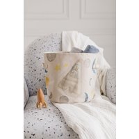Kinderzimmer Korb Für Spielzeug, Weltraum Thema Jungen Zimmer Dekor - Captain Bun Canvas Aufbewahrungsbehälter Kinderzimmer Korb Für Spielzeug, Weltraum Thema Jungen Zimmer Dekor - Captain Bun Canvas Aufbewahrungsbehälter von PeppyLu