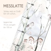 Messlatte Personalisiert Für Kinder - Forest Friends von Peppylinchen