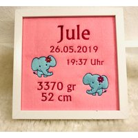 Bilderrahmen Geburt Bilderrahmen Geburt von PequesMode