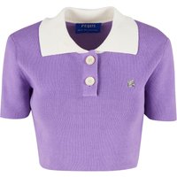 PEQUS Sweater "PEQUS PEQUS Cropped Button up Knit Sweater" von Pequs