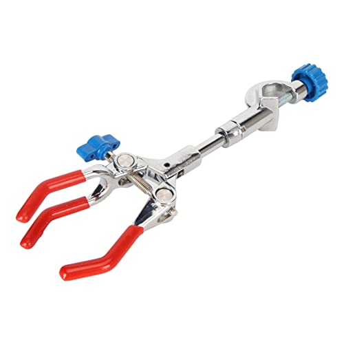 3-Zinken-Klemme, Laborklemme 3 Zinken mit Gummibeschichtung, 3-Finger-Kolbenklemme, Universelle Edelstahl-Laborständerklemme für Chemielabor, Schule 3-Zinken-Klemme, Laborklemme 3 Zinken mit Gummibeschichtung, 3-Finger-Kolbenklemme, Universelle Edelstahl-Laborständerklemme für Chemielabor, Schule von PerGar